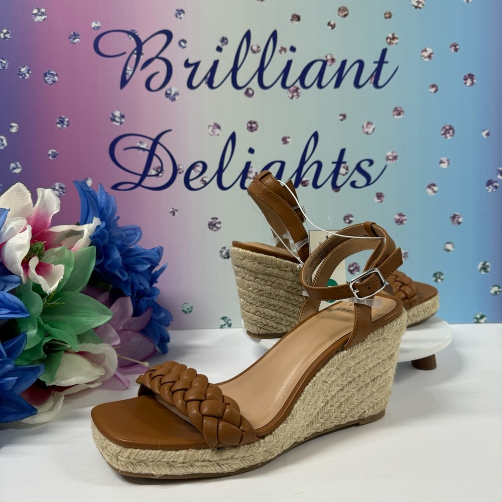 SALE BRAIDED WEDGE HEELS